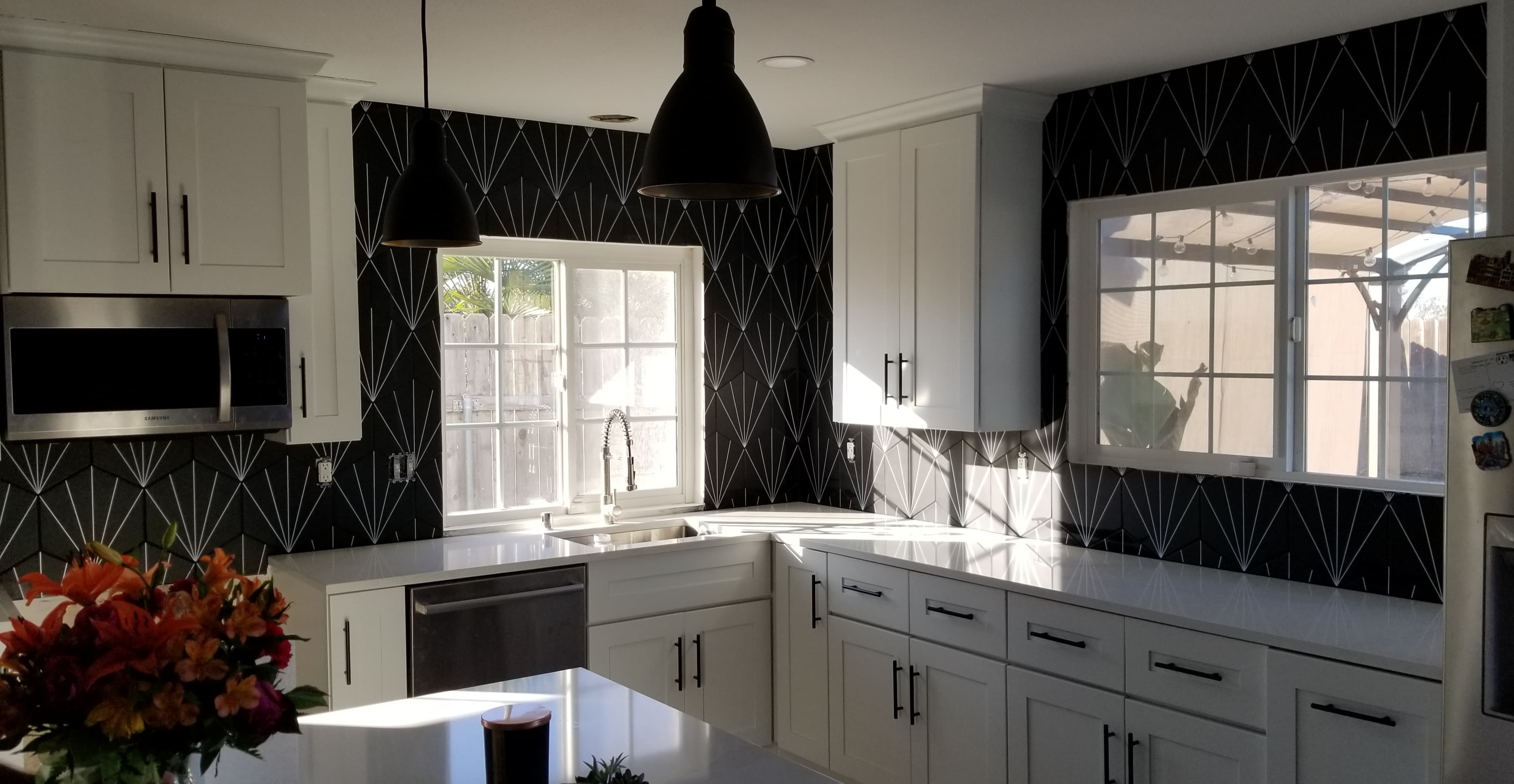 Tile installation project showcase